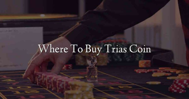 Where To Buy Trias Coin